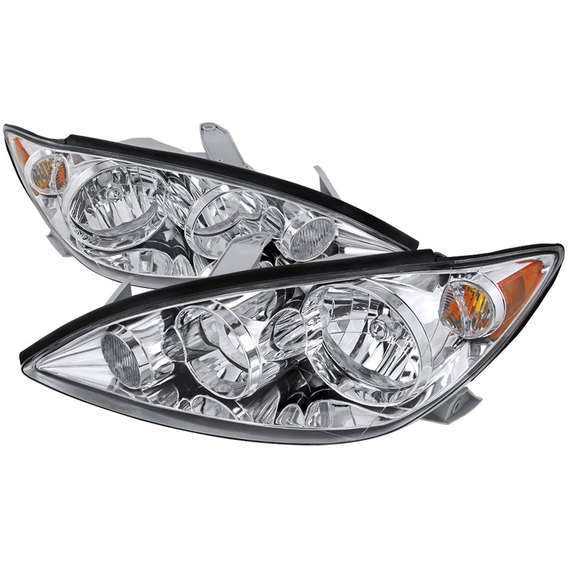 Spec-D 05-06 Toyota Camry Euro Headlights Chrome Housing 2LH-CAM05-RS