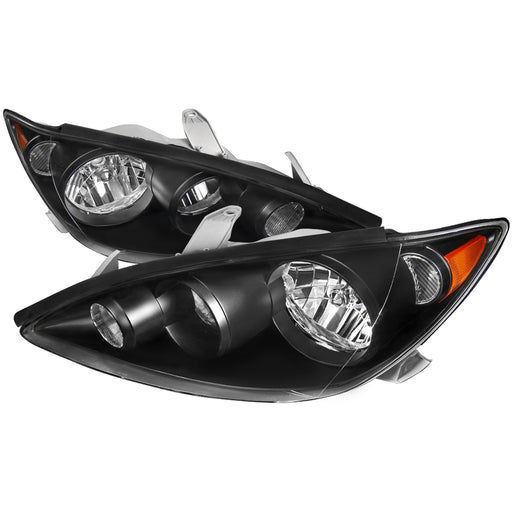Spec-D 05-06 Toyota Camry Euro Headlights Black Housing 2LH-CAM05JM-RS