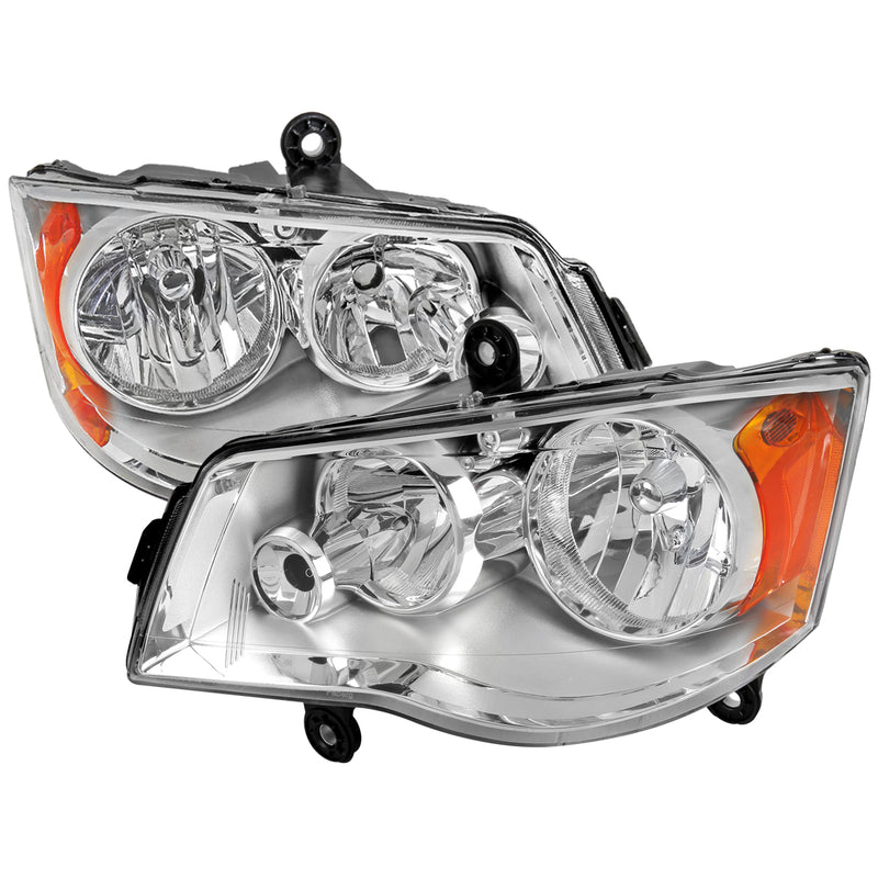 Spec-D 11-18 Dodge Caravan Headlights- Chrome 2LH-CAR11-RS