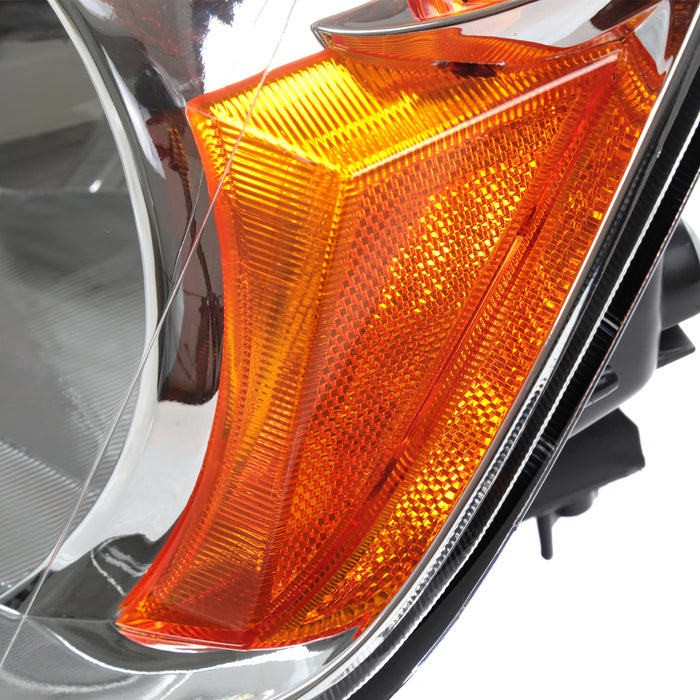 Spec-D 02-04 Honda Cr-V Headlights Chrome Housing Clear Lens - No Bulbs Included 2LH-CRV02-GO