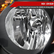 Spec-D 02-04 Honda Cr-V Headlights Matte Black Housing Clear Lens Japan Built Only - No Bulbs Included 2LH-CRV05JM-JP-GO