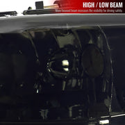 Spec-D 97-04 Dodge  Dakota  Smoked Headlight 2LH-DAK97G-ABM