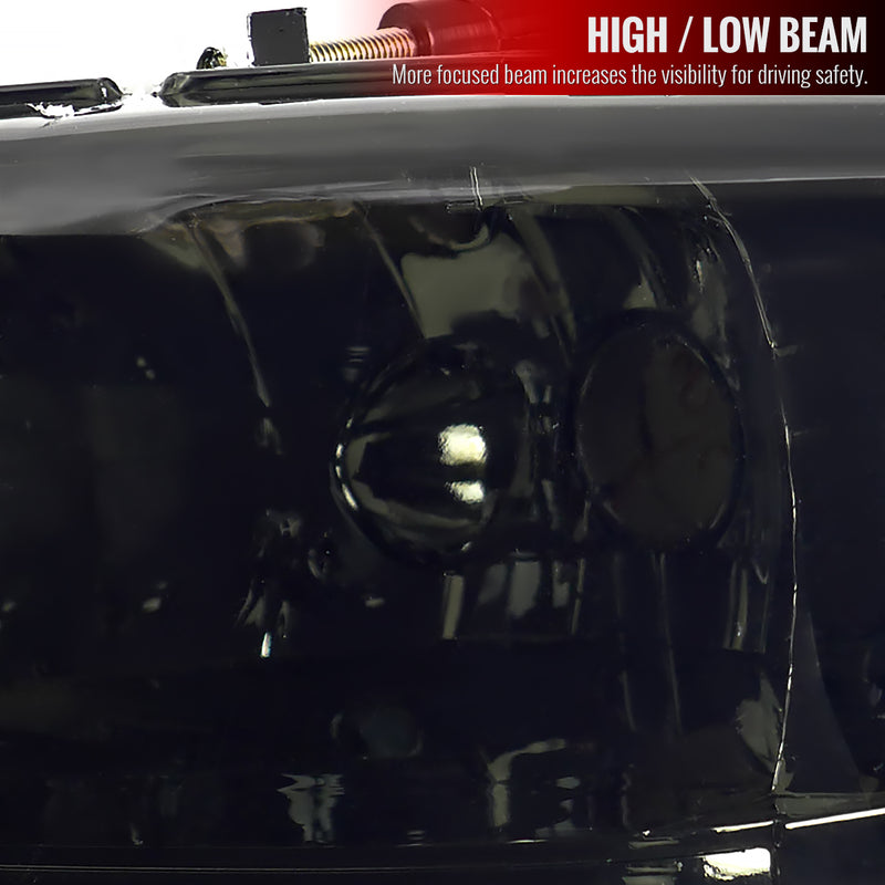 Spec-D 97-04 Dodge  Dakota  Smoked Headlight 2LH-DAK97G-ABM
