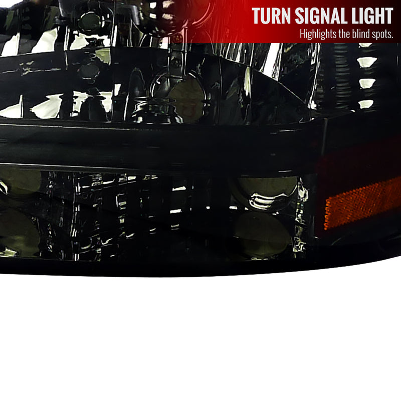Spec-D 97-04 Dodge  Dakota  Smoked Headlight 2LH-DAK97G-ABM