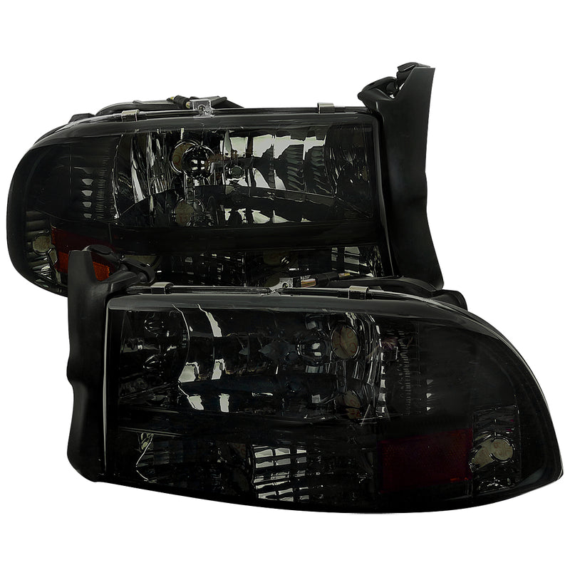 Spec-D 97-04 Dodge  Dakota  Smoked Headlight 2LH-DAK97G-ABM