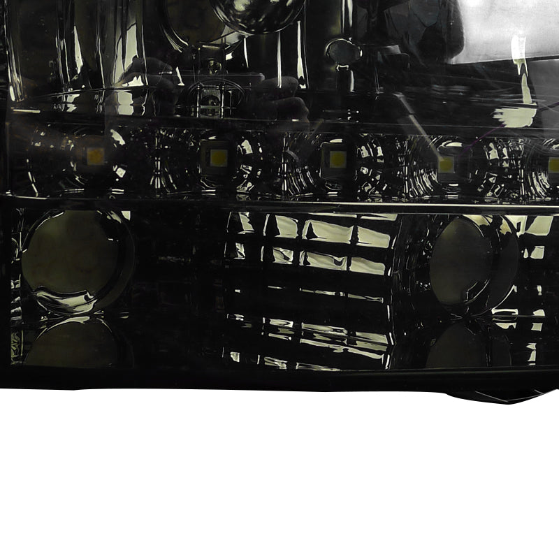 Spec-D 97-04 Dodge  Dakota  Smoked Headlight With Led 2LH-DAK97G-RS