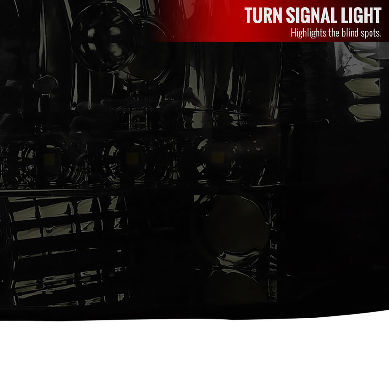 Spec-D 98-03 Dodge  Durango Smoked Headlight With Led 2LH-DAK97G-RS