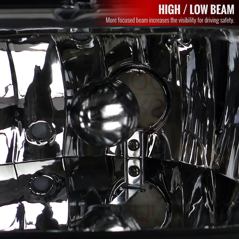 Spec-D 97-04 Dodge  Dakota  Black Headlight  2LH-DAK97JM-ABM