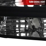 Spec-D 97-04 Dodge  Dakota  Black Headlight  2LH-DAK97JM-ABM
