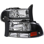 Spec-D 98-03 Dodge  Durango Black Headlight  2LH-DAK97JM-ABM