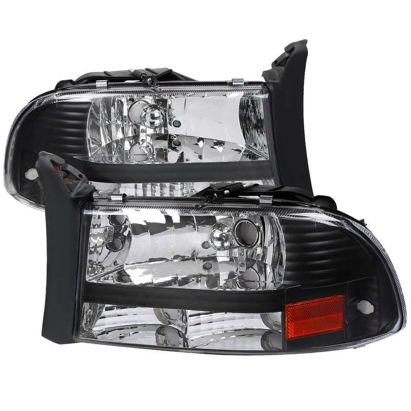 Spec-D 98-03 Dodge  Durango Black Headlight  2LH-DAK97JM-ABM