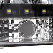 Spec-D 98-03 Dodge  Durango Black Headlight With Led 2LH-DAK97JM-RS