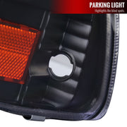 Spec-D 98-03 Dodge  Durango Black Headlight With Led 2LH-DAK97JM-RS