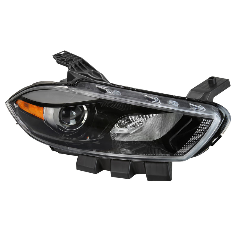 Spec-D 13-16 Dodge Dart Passenger Side Oe Halogen Headlight With Matte Black Housing And Clear Lens - Use Stock Bulbs 2LH-DRT13JM-R-RS