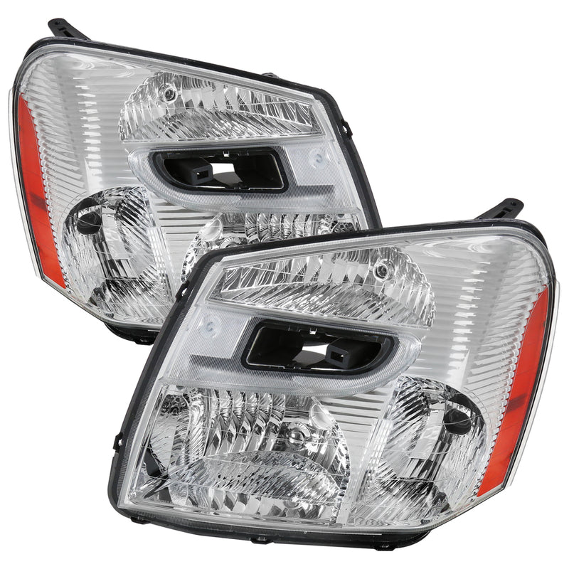 Spec-D 05-09 Chevrolet Equinox Euro Headlight Chrome Housing 2LH-EQIX05-ABM