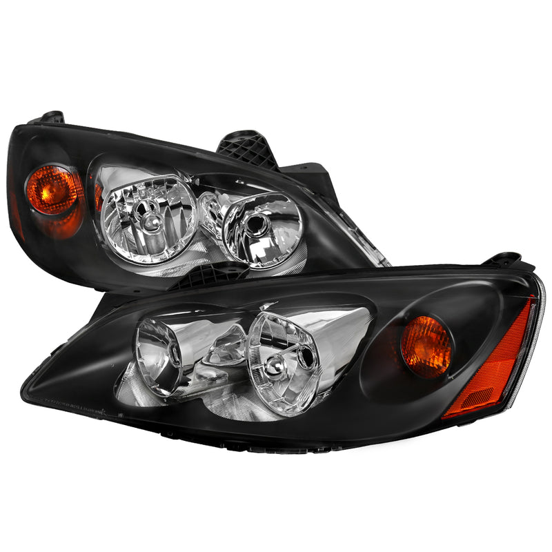 Spec-D 05-10 Pontiac G6 Euro Headlights - Black 2LH-G605JM-ABM