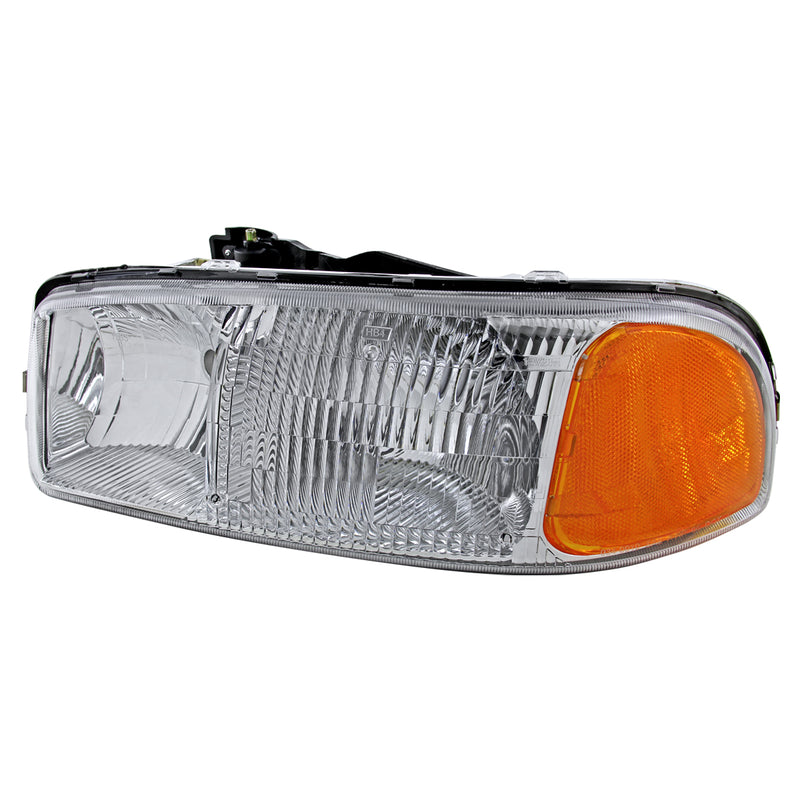 Spec-D 99-06 Gmc Sierra Euro Headlight Chrome- Left Side 2LH-GMC99-L-GO