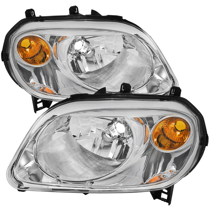 Spec-D 06-11 Chevrolet Hhr Without Projector Headlights Chrome Housing Clear Lens - No Bulbs Included 2LH-HHR06-GO