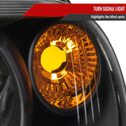 Spec-D 06-11 Chevrolet Hhr Without Projector Headlights Matte Black Housing Clear Lens - No Bulbs Included 2LH-HHR06JM-GO