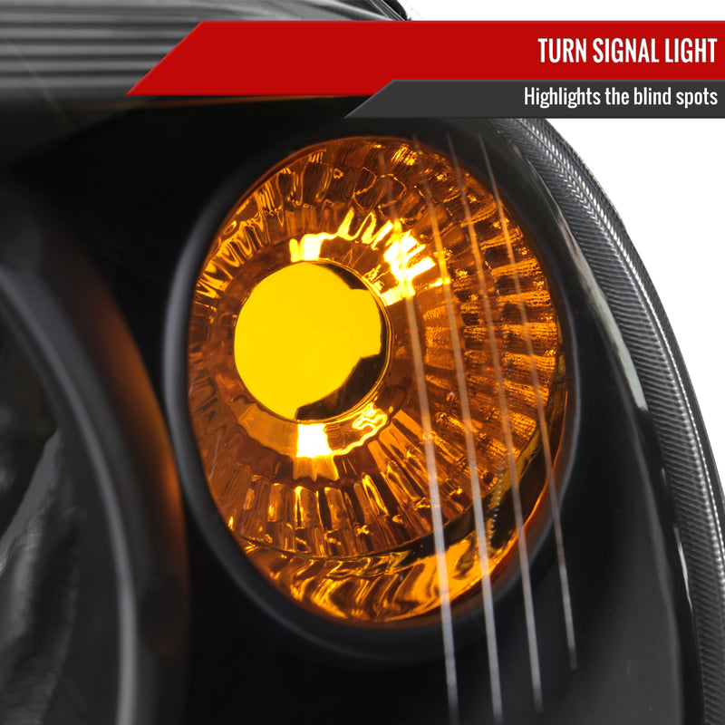 Spec-D 06-11 Chevrolet Hhr Without Projector Headlights Matte Black Housing Clear Lens - No Bulbs Included 2LH-HHR06JM-GO