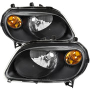 Spec-D 06-11 Chevrolet Hhr Without Projector Headlights Matte Black Housing Clear Lens - No Bulbs Included 2LH-HHR06JM-GO