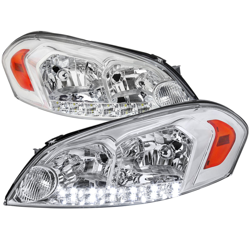 Spec-D 06-13 Chevrolet Impala Euro Headlights - Chrome  2LH-IPA06-V2-RS