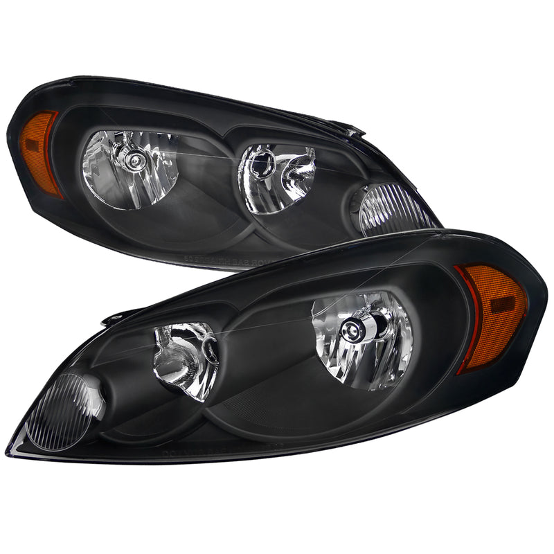 Spec-D 06-12 Chevrolet Impala Crystal Housing Headlights Black 2LH-IPA06JM-RS