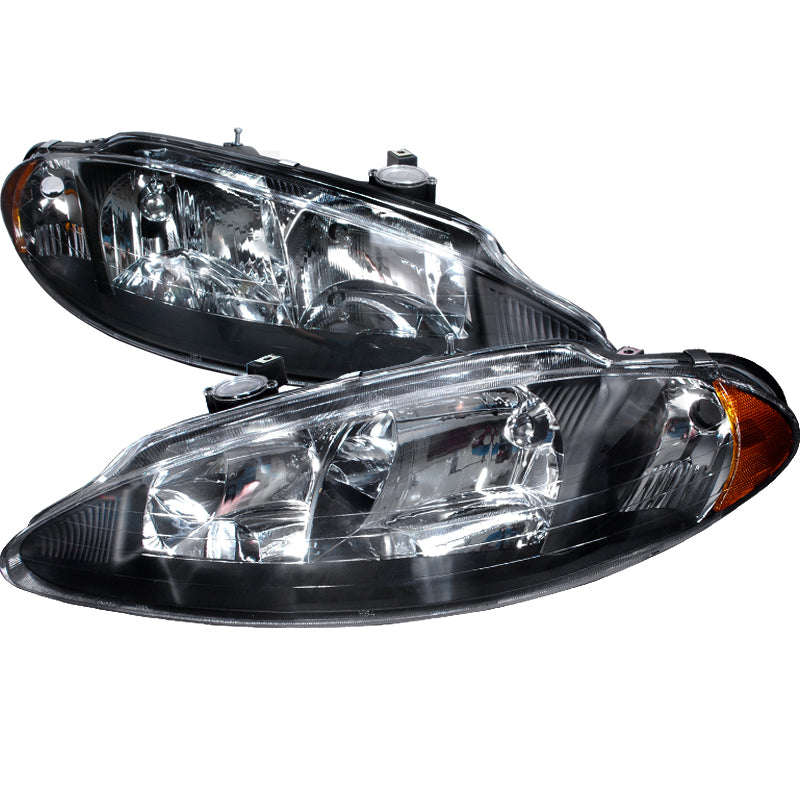 Spec-D 98-04 Dodge Intrepid Crystal Housing Headlights Black 2LH-ITRE98JM-KS