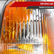 Spec-D 00-04 Subaru Legacy Headlights Chrome Housing Clear Lens With Amber Reflector - No Bulbs Included 2LH-LGY00-GO