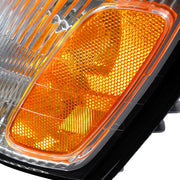 Spec-D 00-04 Subaru Legacy Headlights Chrome Housing Clear Lens With Amber Reflector - No Bulbs Included 2LH-LGY00-GO