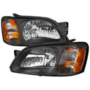 Spec-D 00-04 Subaru Legacy Headlights Matte Black Housing Clear Lens 2LH-LGY00JM-GO