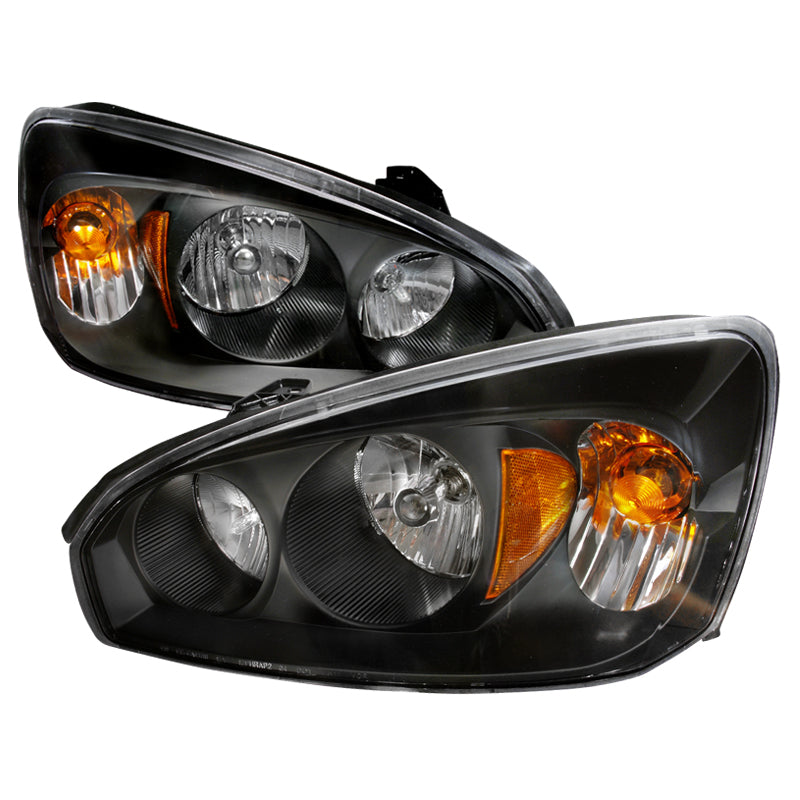 Spec-D 04-07 Chevrolet Malibu/Malibu Crystal Housing Headlights Black 2LH-MBU04JM-KS