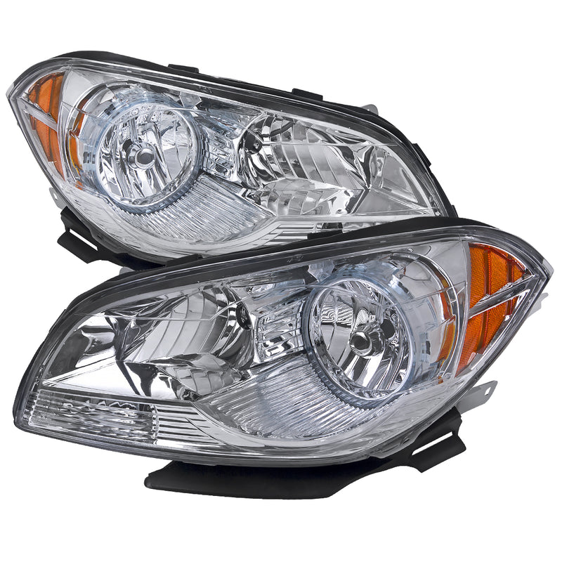 Spec-D 08-12 Chevrolet Malibu Crystal Housing Headlights Chrome 2LH-MBU08-EU