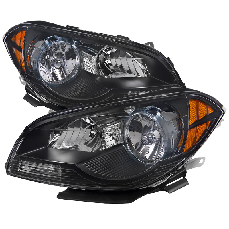 Spec-D 08-12 Chevrolet Malibu Crystal Housing Headlights Black 2LH-MBU08JM-EU