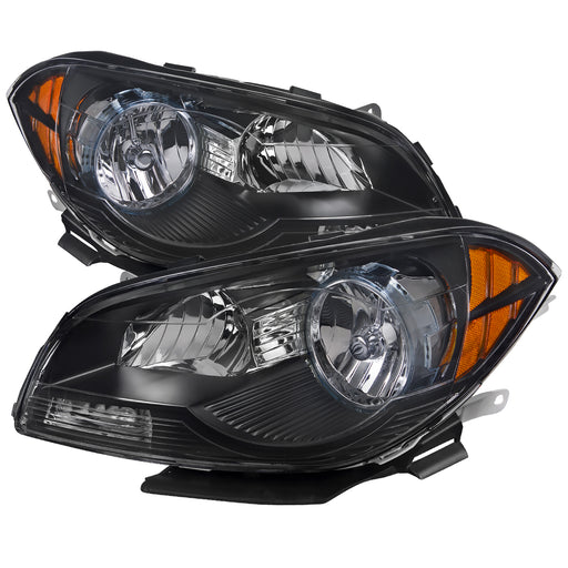 Spec-D 08-12 Chevrolet Malibu Crystal Housing Headlights Black 2LH-MBU08JM-EU