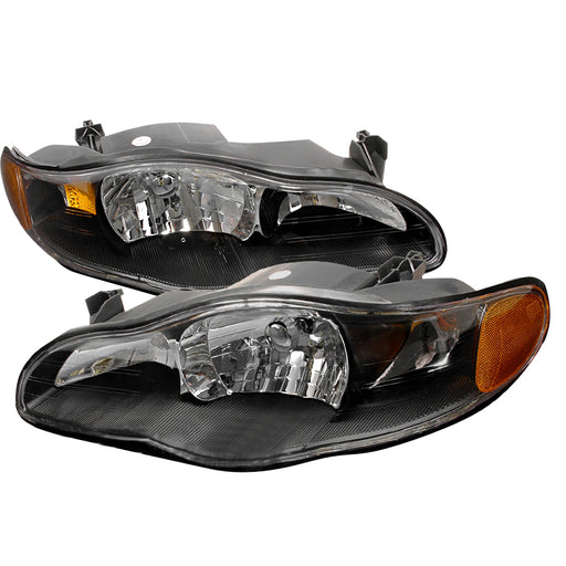 Spec-D 00-05 Chevrolet Monte Crystal Housing Headlights Black 2LH-MONT00JM-KS