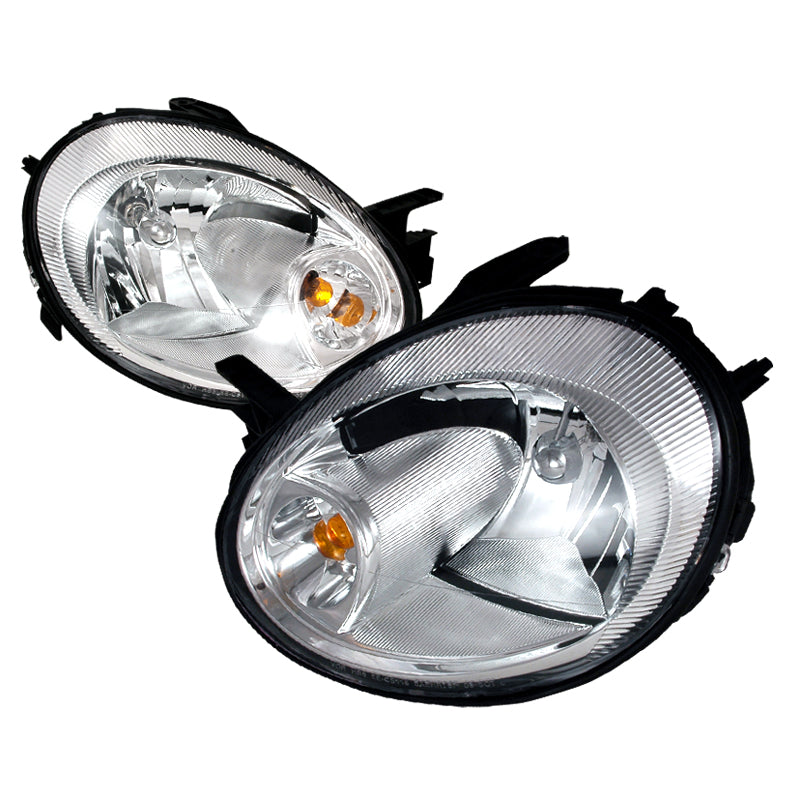 Spec-D 03-05 Dodge Neon Crystal Housing Headlights Chrome 2LH-NEO03-KS