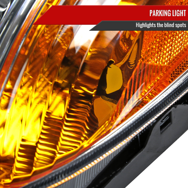 Spec-D 01-03 Toyota Rav4 Headlights Without Sport Chrome Housing Clear Lens - No Bulbs Included 2LH-RAV401-GO