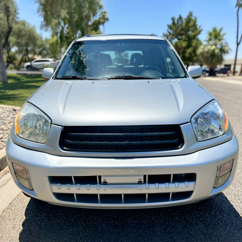 Spec-D 01-03 Toyota Rav4 Headlights Without Sport Chrome Housing Clear Lens - No Bulbs Included 2LH-RAV401-GO