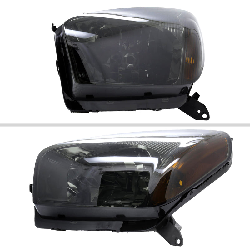 Spec-D 01-03 Toyota Rav4 Headlights Without Sport Chrome Housing Smoked Lens - No Bulbs Included 2LH-RAV401G-GO
