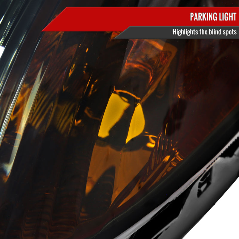 Spec-D 01-03 Toyota Rav4 Headlights Without Sport Chrome Housing Smoked Lens - No Bulbs Included 2LH-RAV401G-GO