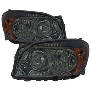 Spec-D 06-08 Toyota Rav4 Base Ltd Headlights Chrome Housing Smoked Lens - No Bulbs Included 2LH-RAV406G-GO