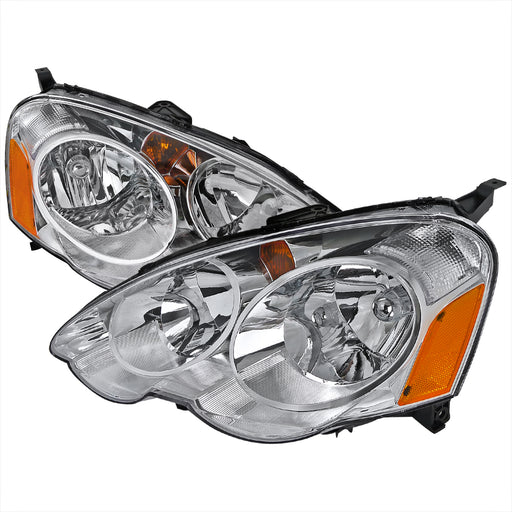 Spec-D 02-04 Acura  Rsx  02-04 Acura Rsx Headlights Chrome 2LH-RSX02-RS