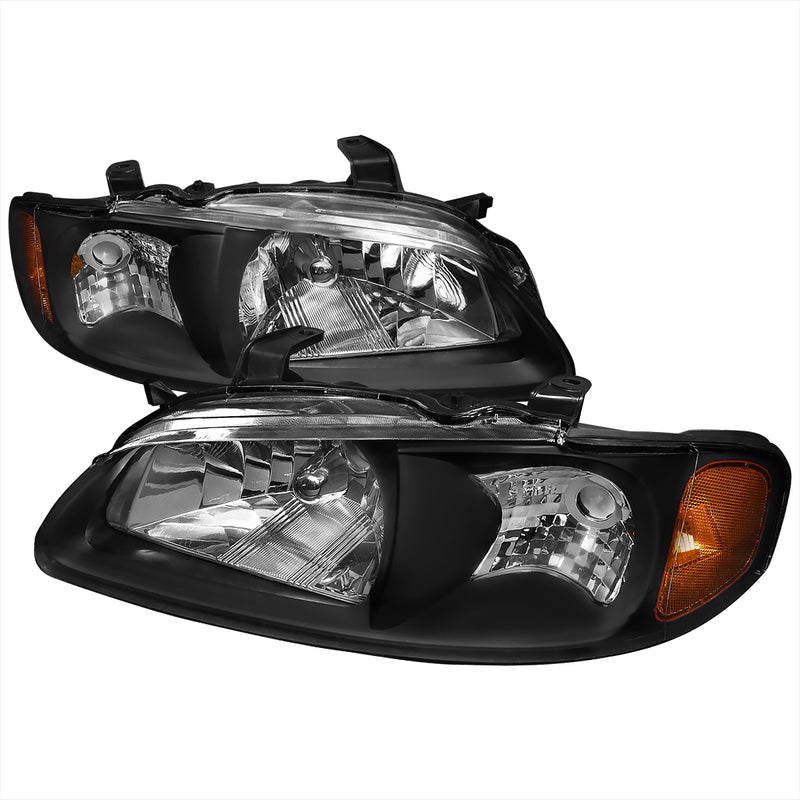 Spec-D 00-03 Nissan  Sentra Crystal Housing Headlight Black 2LH-SEN00JM-RS