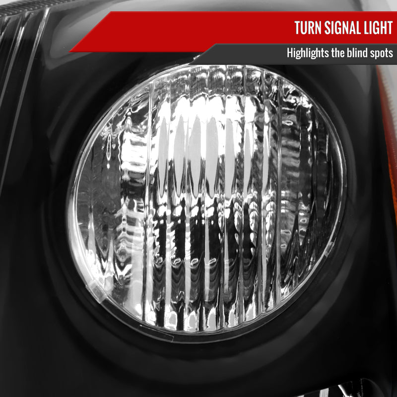 Spec-D 07-09 Nissan Sentra 2.0L Headlights Matte Black Housing Clear Lens - No Bulbs Included 2LH-SEN07JM-GO