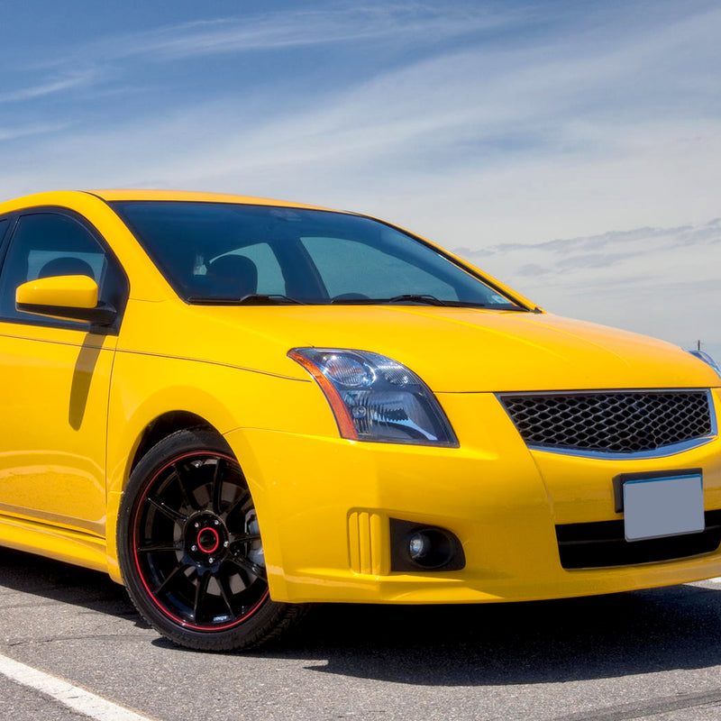 Spec-D 07-09 Nissan Sentra 2.0L Headlights Matte Black Housing Clear Lens - No Bulbs Included 2LH-SEN07JM-GO