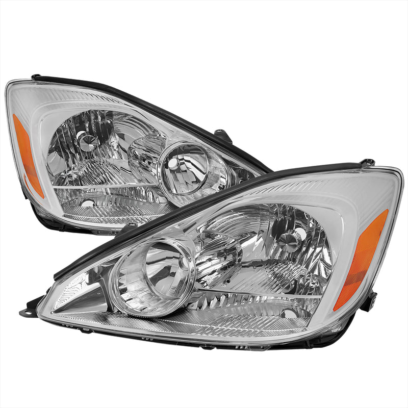 Spec-D 04-05 Toyota Sienna Oe Style Headlight Chrome Housing Clear Lens - Bulbs Not Included 2LH-SNA04-GO