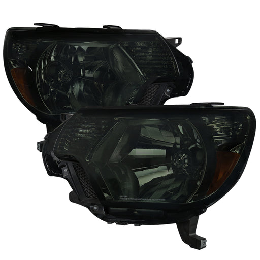 Spec-D 12-15 Toyota Tacoma Crystal Housing Headlights Smoke 2LH-TAC12G-RS