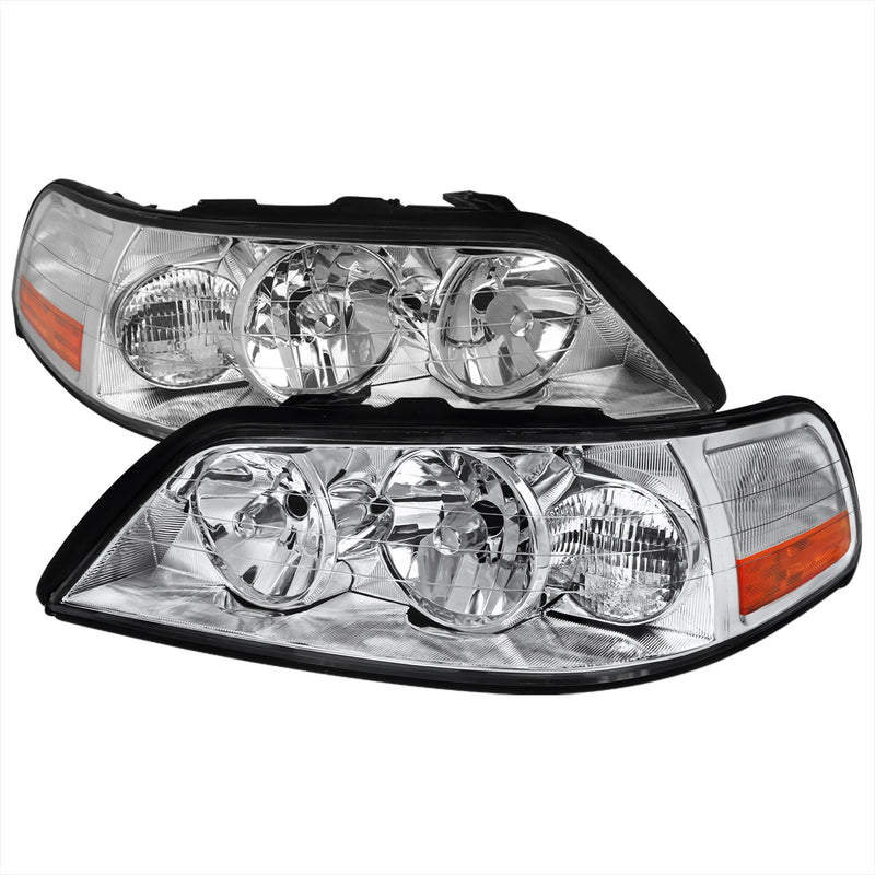 Spec-D 05-11 Lincoln Towncar Headlights Chrome 2LH-TCAR03-EU