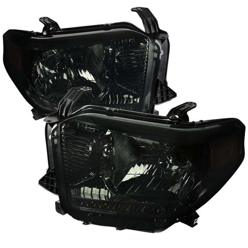 Spec-D 14-16  Toyota Tundra Headlights Set - Smoked 2LH-TUN14G-RS